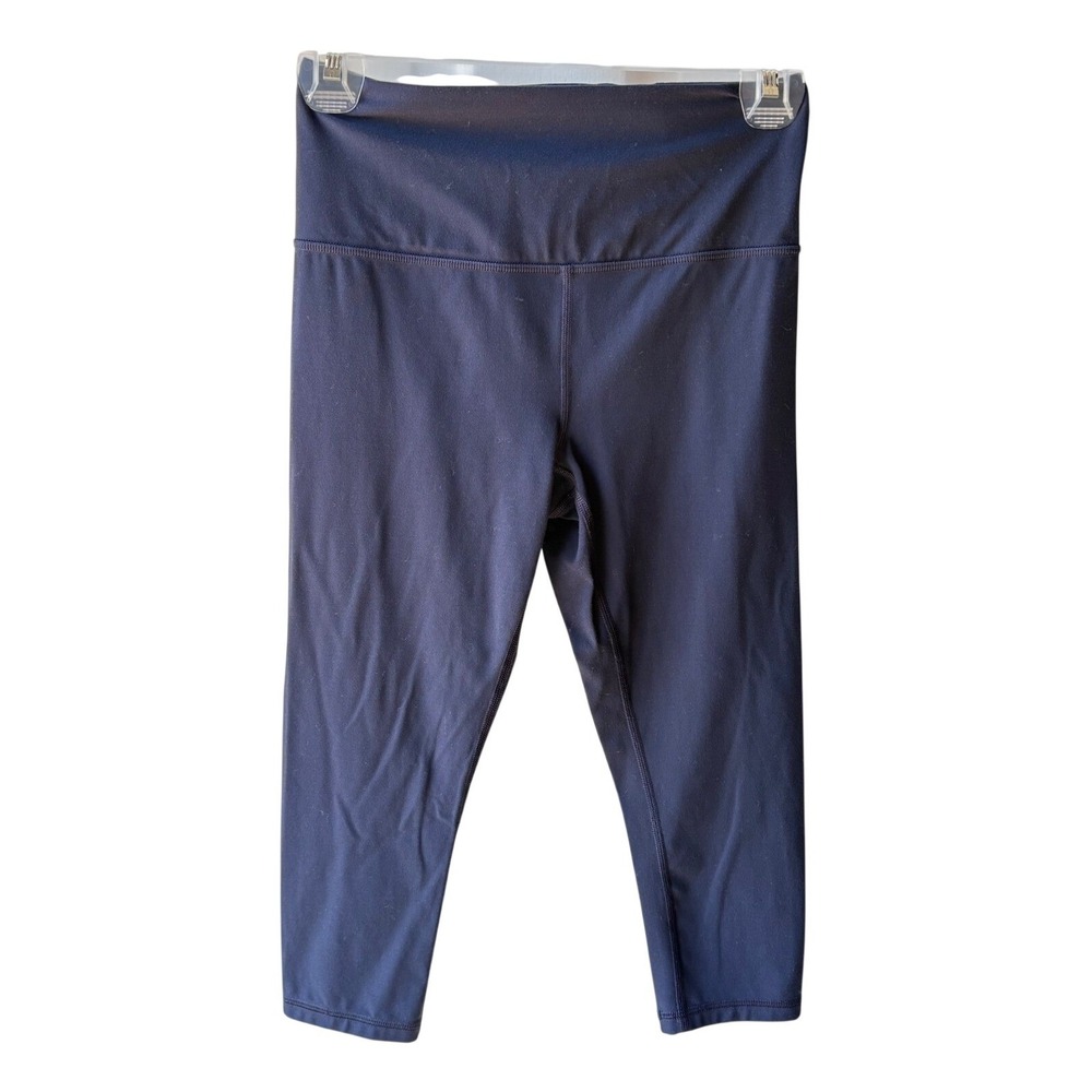 Athleta Elation Capri Leggings‎ Womens XS Ultra High Rise Blue Yoga Gorpcore